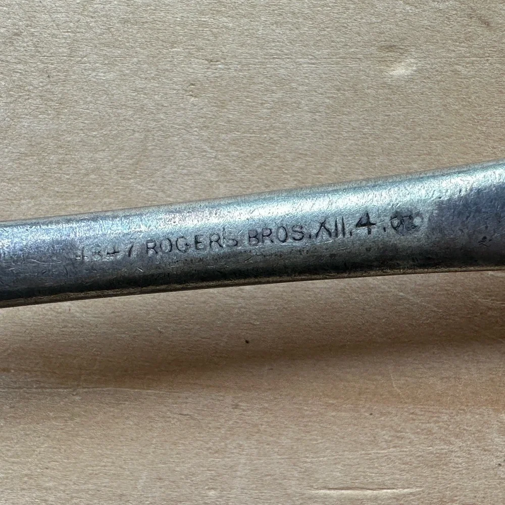 Vintage Signed Curtis Hotel Spoon 5.9 Inch 1847 Rogers‎ Brothers Silver Plate